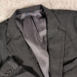 Brooks Brothers‎ 1818 Madison Mens Black Estrato by Trabaldo Togna 1840 Blazer
